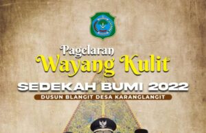 Seni Tradisional Ludruk Percil CS dan Wayangan Gebyarkan Sedekah Bumi Desa Karanglangit