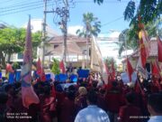 Ikatan Mahasiswa Muhammadiyah (IMM) Kabupaten Lamongan Aksi Turun Ke Jalan Menolak Kenaikan Harga BBM