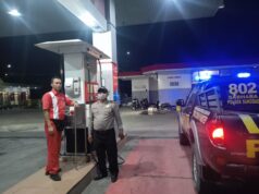 Kapolsek Bersama Anggota Melaksanakan Apel Cipkon Di Mapolsek Sukodadi Guna Antisipasi Guantibmas.