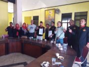 Klarifikasi Aksi Demo, Ormas Patriot Garuda Nusantara Datangi Kantor DPD Golkar Lamongan dan Kesbangpol Lamongan.