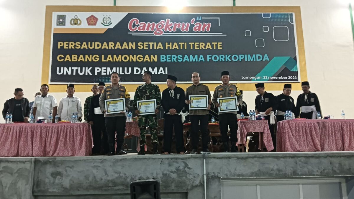 Cangkrukan dan Ngopi Bareng PSHT. Ini Harapan Polres Lamongan