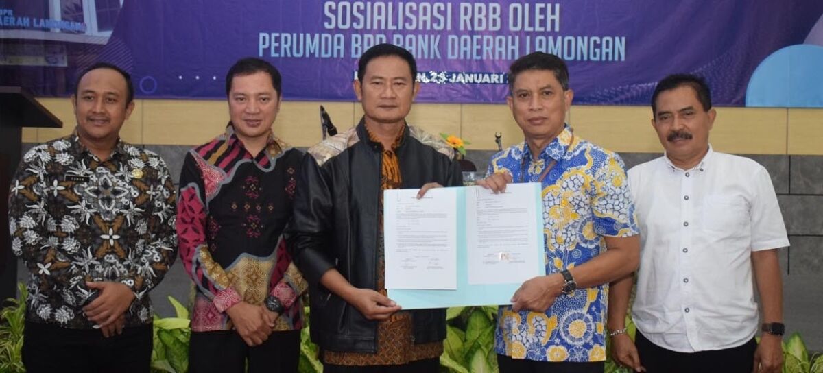 Pemkab Lamongan Dukung Tranformasi Digital Bank Daerah Lamongan.