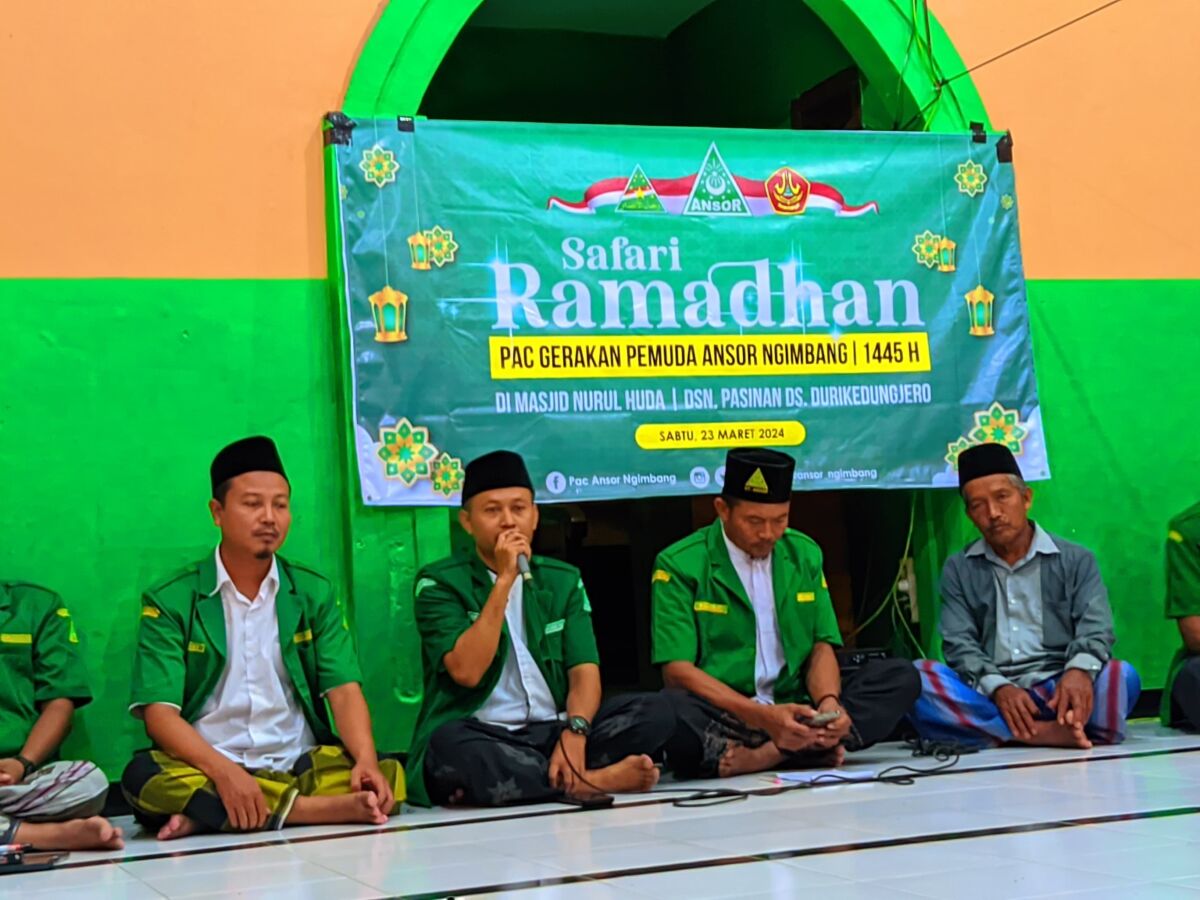Tingkatkan Silahturahmi, PAC GP Ansor Ngimbang Gelar Safari Ramadhan
