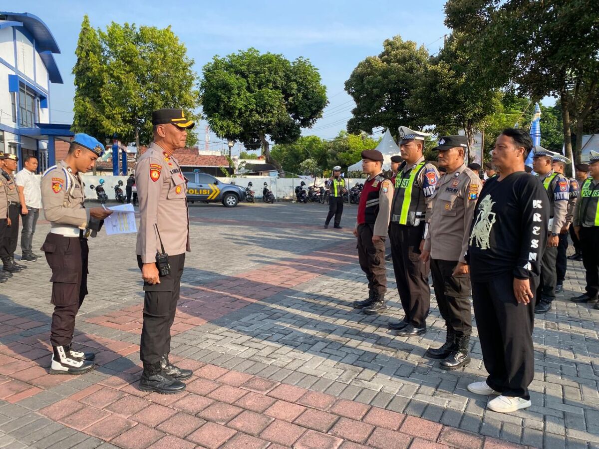 Polres Lamongan Gelar Apel Pengamanan Rakerda dan Capacity Building Ikatan Pelajar Muhammadiyah