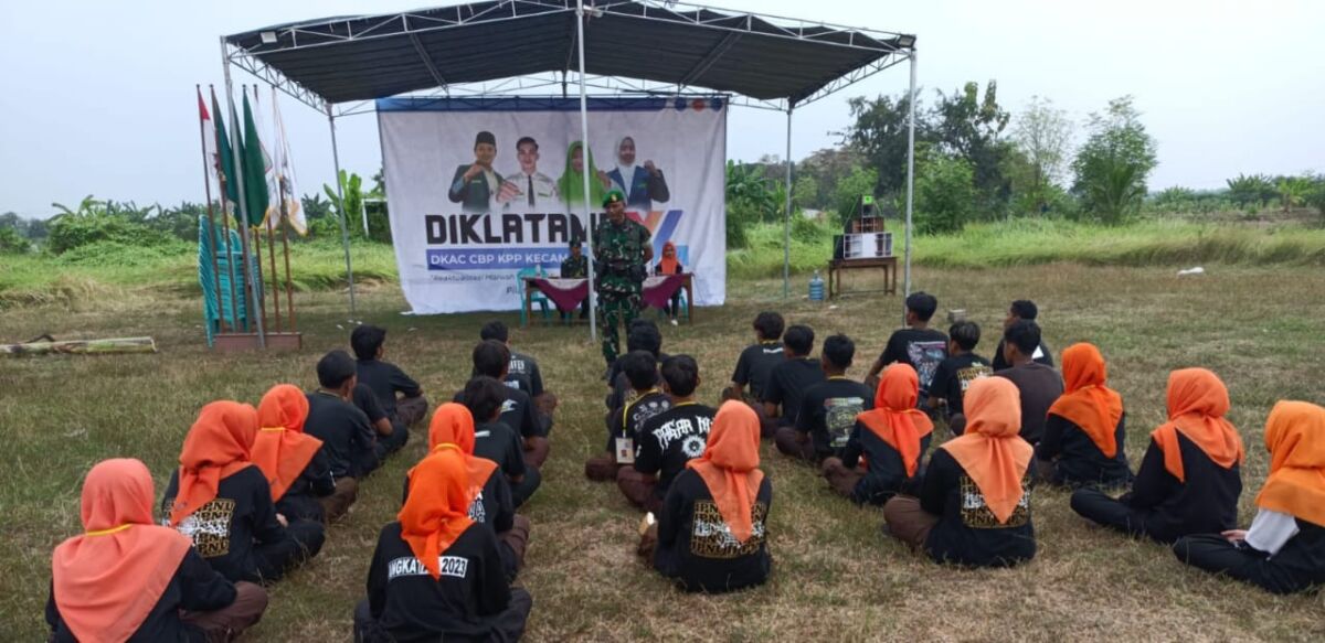 Koramil 0812/03 Turi Memberikan Pembekalan Dalam Diklatama DKAC PAC IPNU IPPNU Kecamatan Turi
