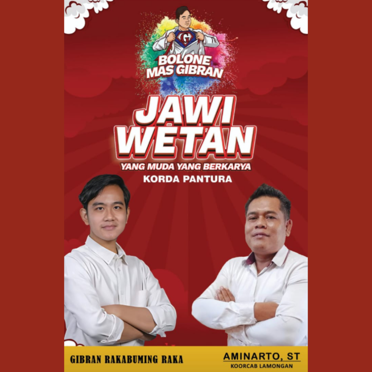 Sikap Relawan Bolone Mas Gibran Jawi Wetan Lamongan Menjelang Pilkada 2024.