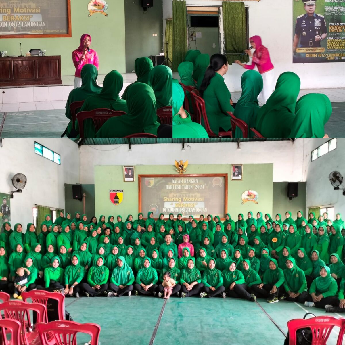 Persit KCK Cabang XXVII Dim 0812 Lamongan Gelar Peringatan Hari Ibu