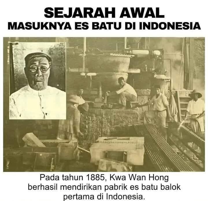 Sejarah Es Batu di Indonesia, Perjalanan Panjang Hingga Hadirnya Pabrik Pertama di indonesia
