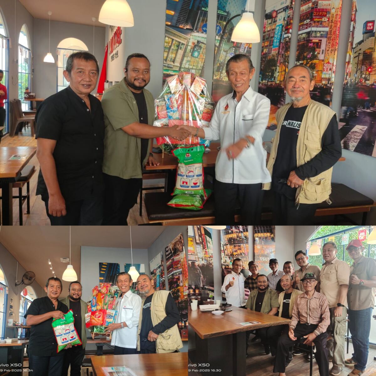 KJJT Beri Bingkisan Kepada Wartawan Senior di HPN 2025.