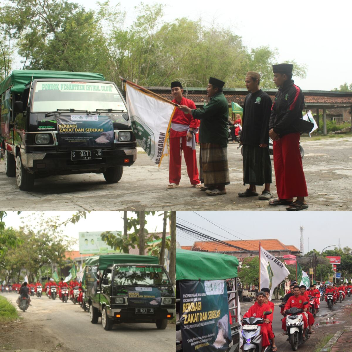 Tebar Ratusan Zakat dan Sedekah, Wujud Nyata Pendekar, Bentengnya Nahdlatul Ulama