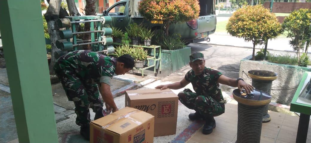 Kodim 0812/Lamongan Kirim Bantuan Kemanusiaan Kepada Korban Gempa Bumi di Myanmar.