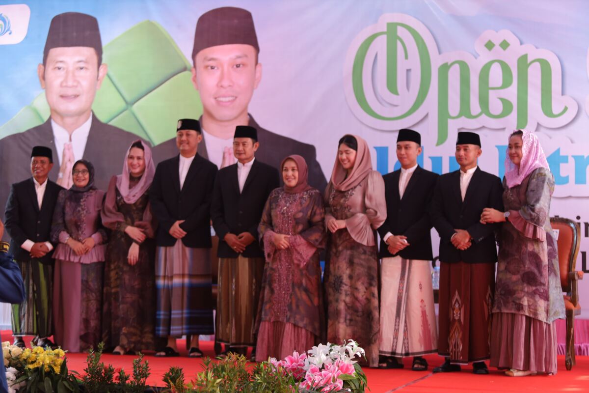 Dandim 0812 Lamongan Hadiri Halal Bihalal Bersama Forkopimda Kabupaten Lamongan.