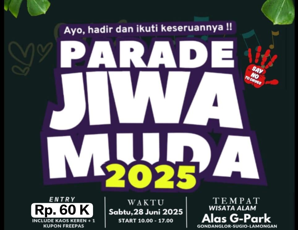 Hadiri dan Meriahkan Bersama, Parade Jiwa Muda 2025 Bela Negara di Alas G-Park.