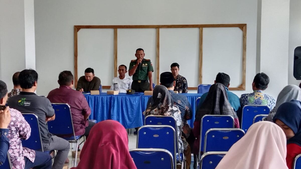 Danramil 0812/23 Solokuro Gelar Sosialisasi SPPG 1 dan SPPG 2 Solokuro.