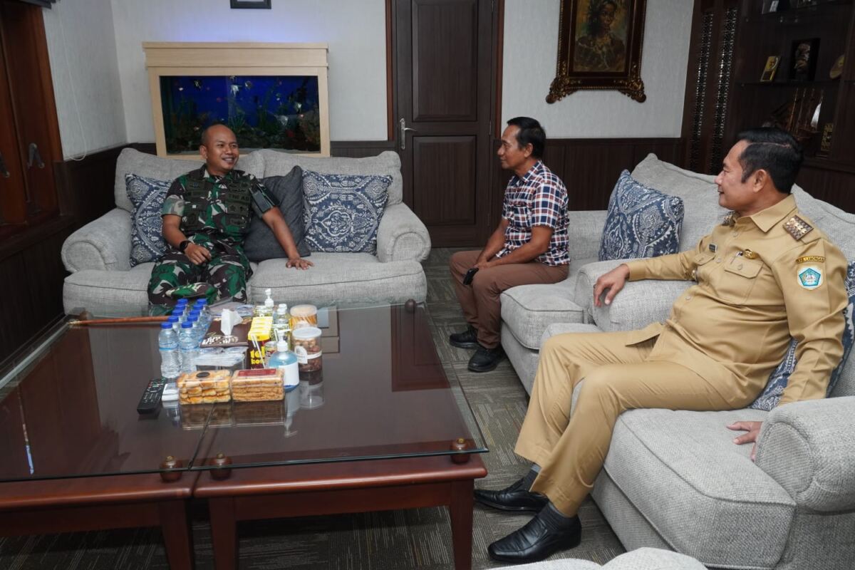 Dandim 0812/Lamongan Kunjungi Jajaran Forkopimda Kabupaten Lamongan Guna Perkuat Sinergitas.