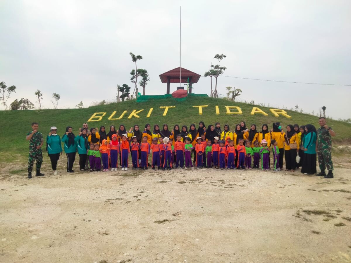 Penuh Inspirasi, Satgas Pandu Kodim 0812/Lamongan Beri Pembekalan Siswa Siswi Paud Tunas Harapan