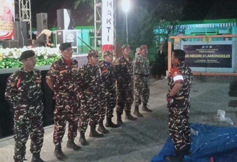 Banser Ngimbang Kawal Pengajian dan Sholawatan, Jaga Kondusifitas Masyarakat di HUT ke-80 RI