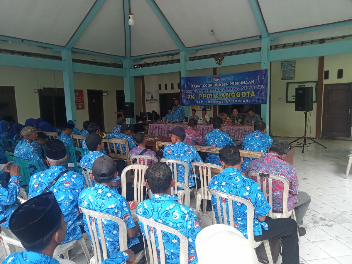 Danramil Modo Dukung Pembinaan PPDI, Perkuat Sinergi Pembangunan Desa di Lamongan