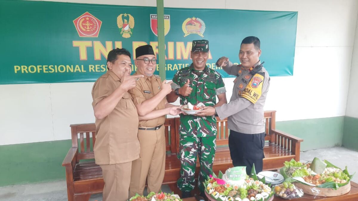 Koramil Kembangbahu Lamongan Gelar Tasyakuran HUT TNI ke-80, Ini Pesan Danramil