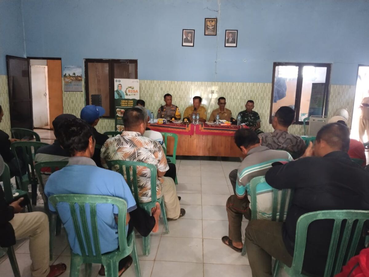 Hadiri Sosialisasi HET Pupuk Bersubsidi, Ini Pesan Danramil 0812/23 Solokuro.