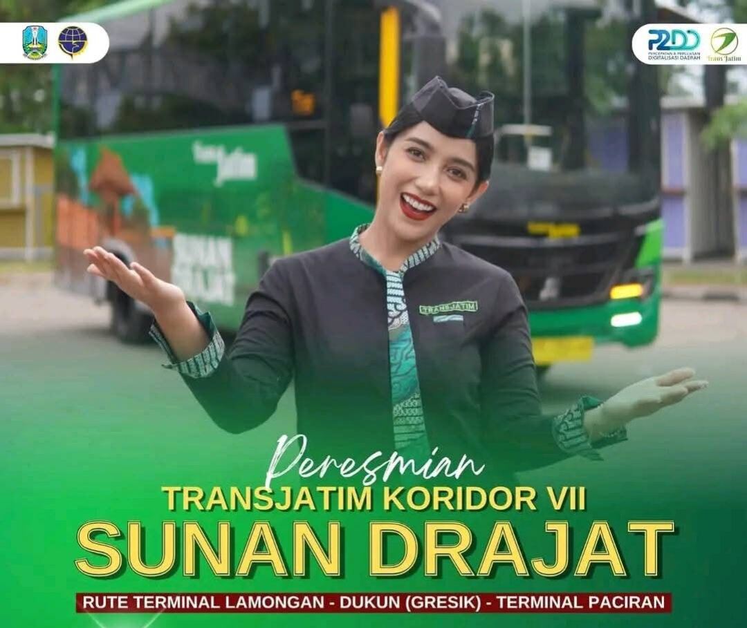 Info Rute Bus Trans Jatim Koridor VII di Kabupaten Lamongan