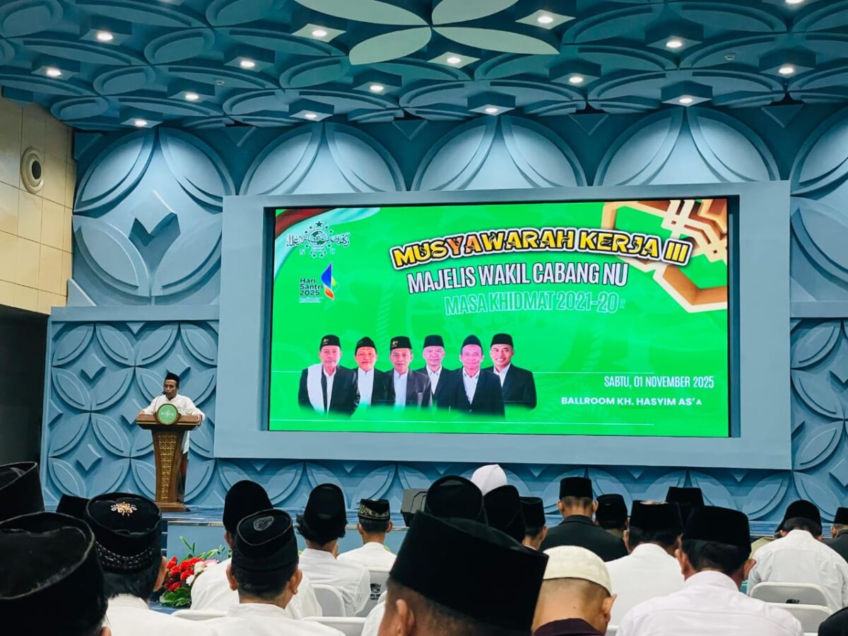 MWCNU Babat Gelar Musyawarah Kerja III di Ballroom K.H. Hasyim Asy’ari BMT NU Kecamatan Ngasem Kabupaten Bojonegoro