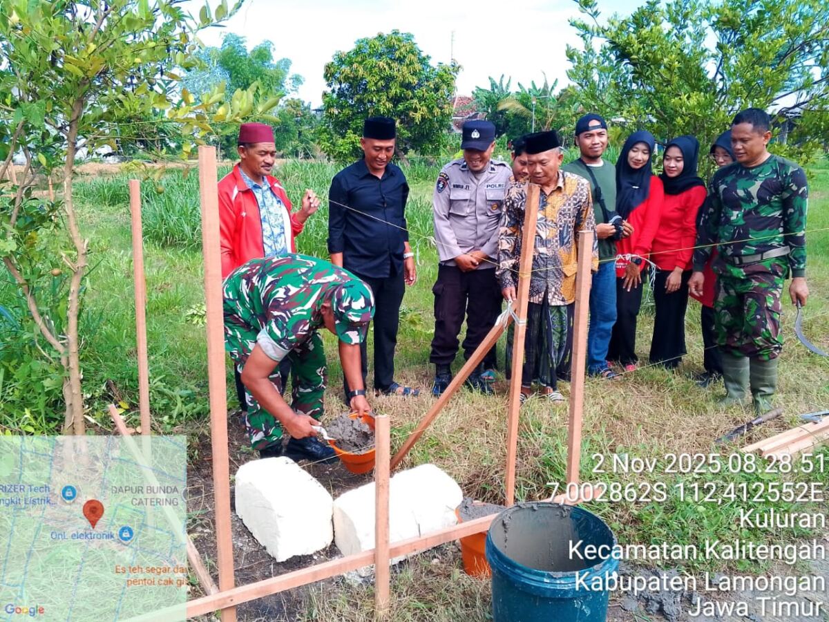 Dandim 0812/Lamongan : Babinsa Percepat Pembangunan 39 KDKMP di Kabupaten Lamongan