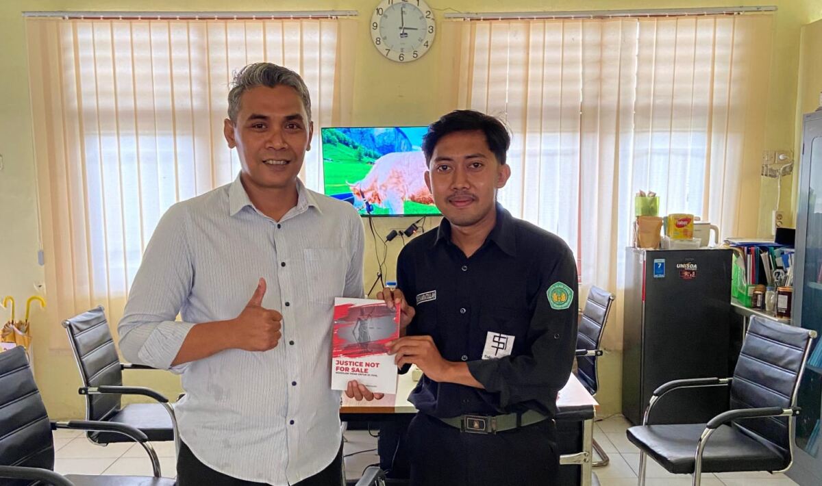 Dari Pelajar IPNU, Mahasiswa, hingga Jurnalis Media Desa Restu Syamsariatulloh Terbitkan Buku Justice Not for Sale