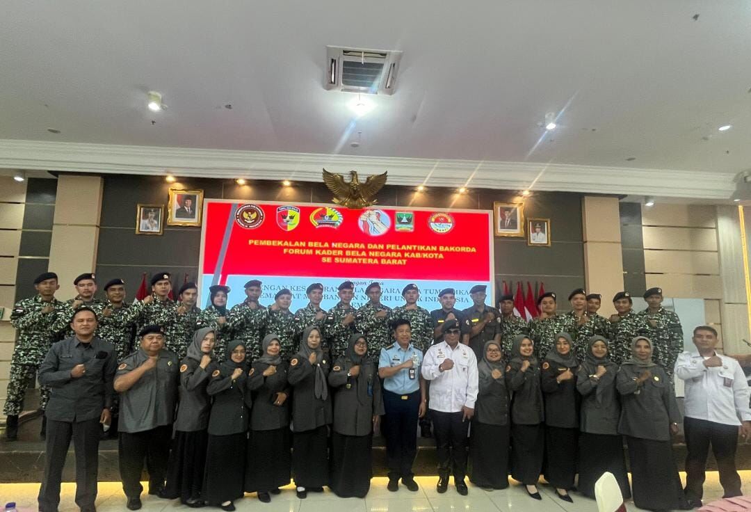 Bakorwil FKBN Sumbar Laksanakan Diklat Bela Negara dan Pelantikan Bakorda FKBN 8 Kabupaten Kota