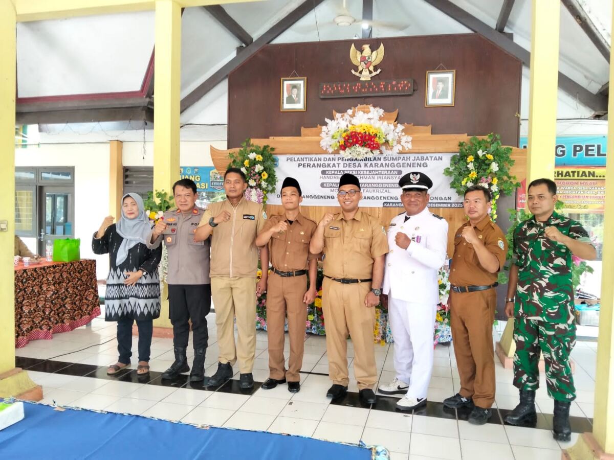 Pelantikan dan Pengambilan Sumpah, Janji Perangkat Desa Karanggeneng