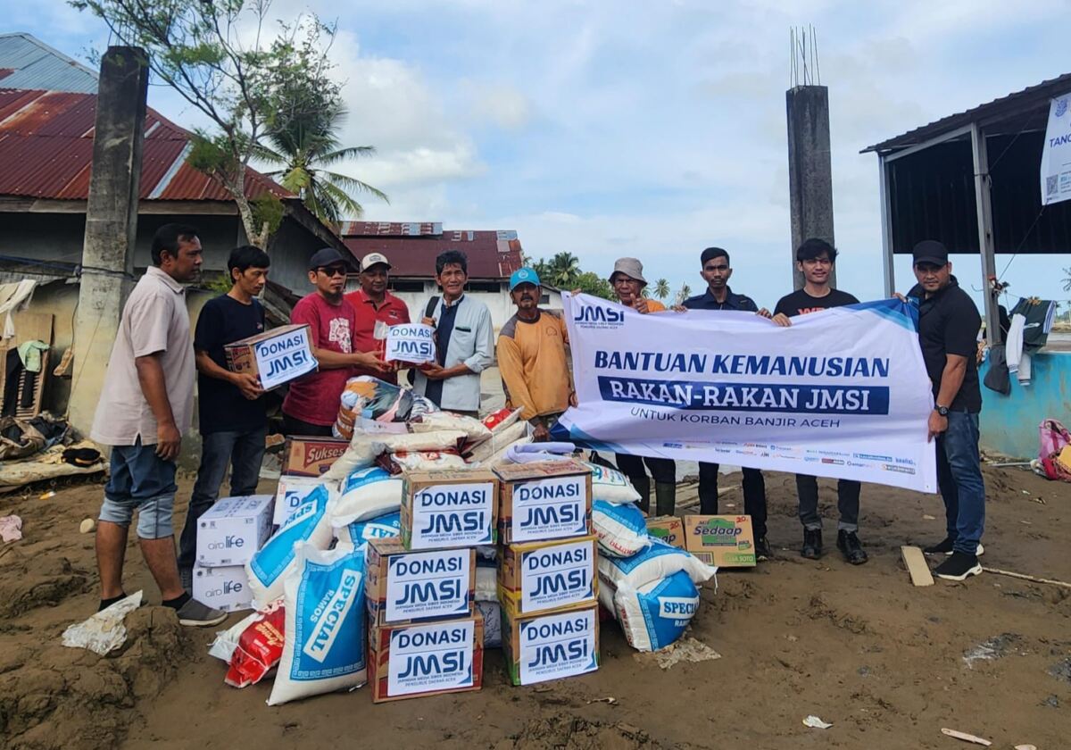 JMSI Peduli, Serahkan Bantuan Bagi Korban Banjir Bandang di Aceh