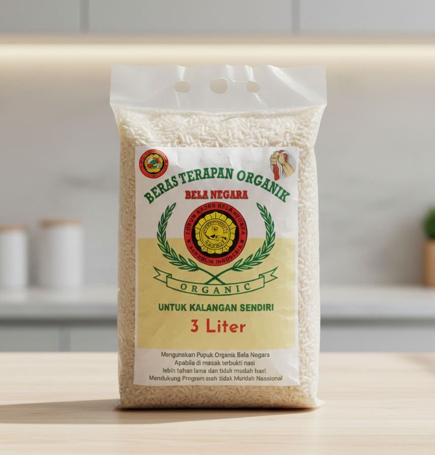 Beras Terapan Organik Bela Negara dari Desa Sumurgenuk Lamongan, Wujud Patriotisme dan Pertanian Ramah Lingkungan
