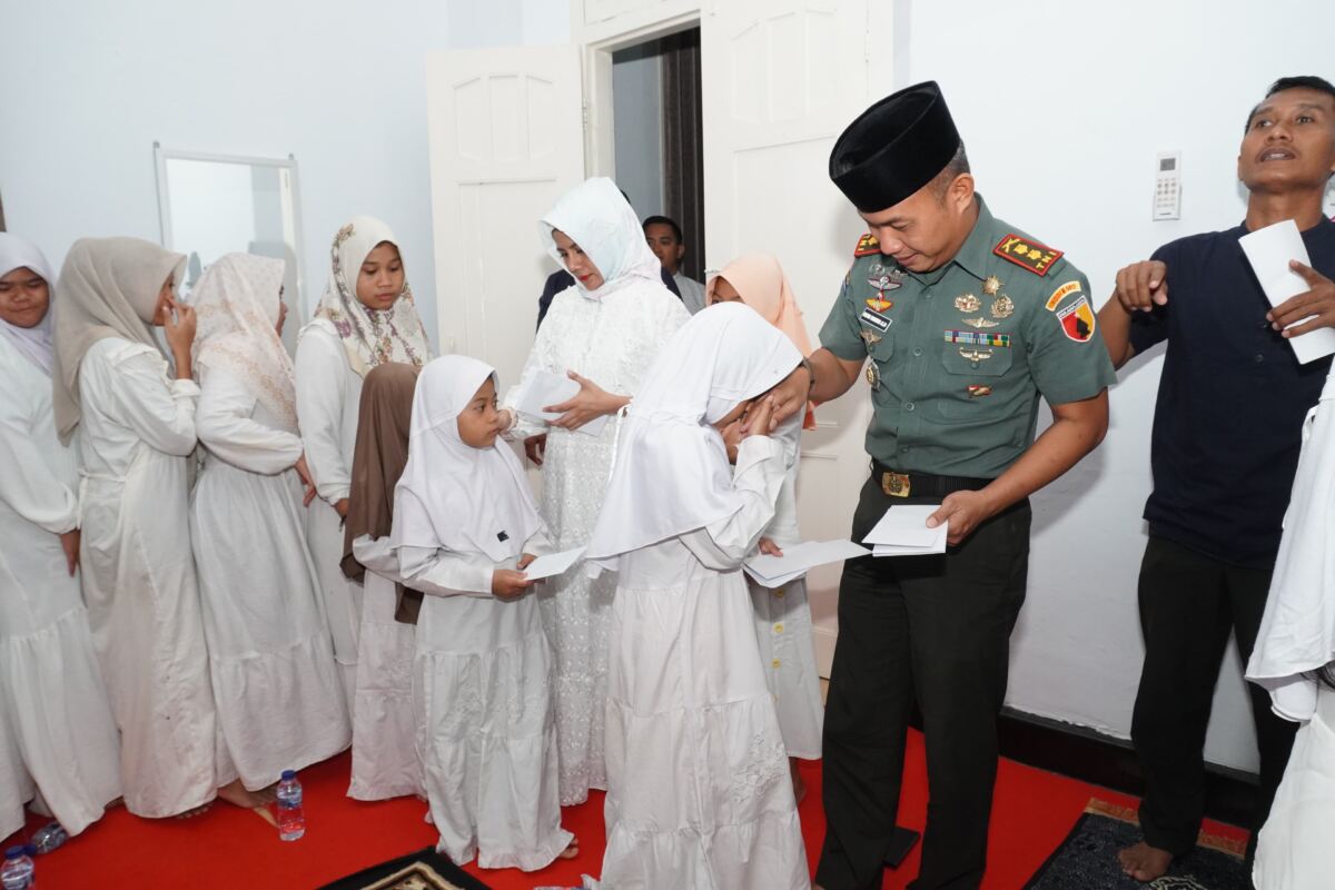 Wujud Syukur, Dandim 0812/Lamongan Gelar Doa Bersama dan Santuni Anak Yatim