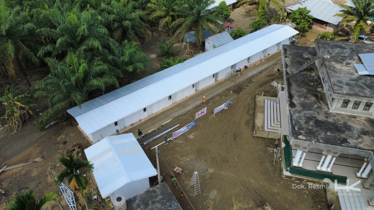 Hampir Rampung! Hunian Sementara BUMN di Aceh Timur Siap Huni Januari 2026