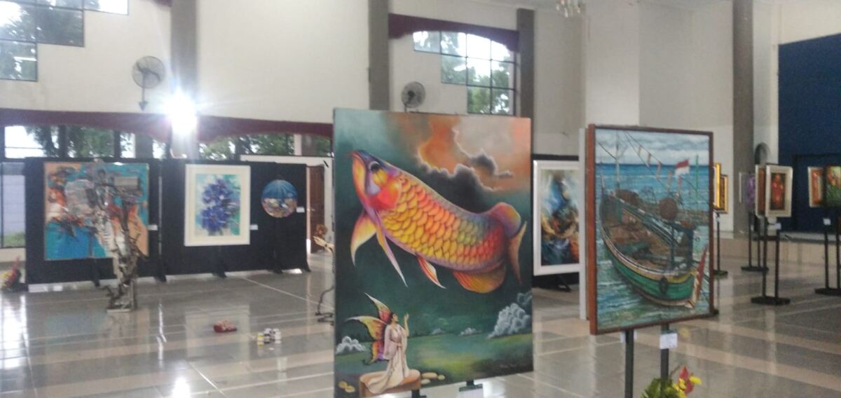 Pameran Seni Lukis Ekologis Lamongan Digelar 7 Hari, Libatkan Seniman Lokal hingga Nasional