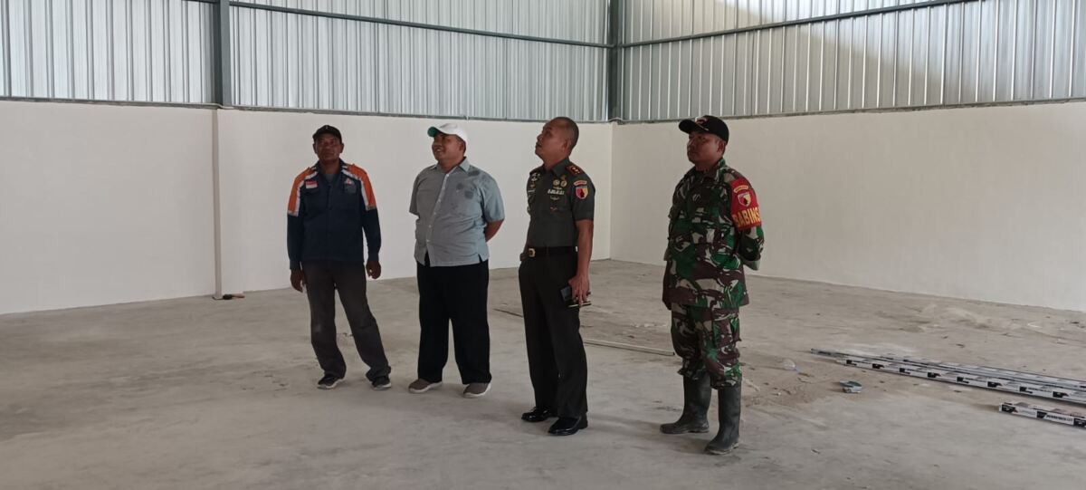Dukung Program Pemerintah, Dandim 0812/Lamongan Tinjau Langsung Pembangunan Koperasi Merah Putih