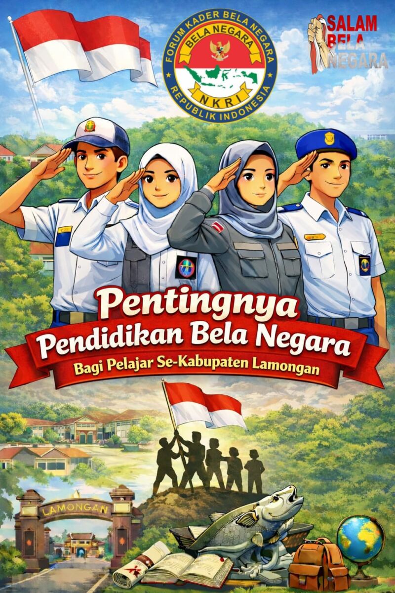 FKBN Sosialisasi Pendidikan Bela Negara ke SMAN dan SMKN se-Kabupaten Lamongan