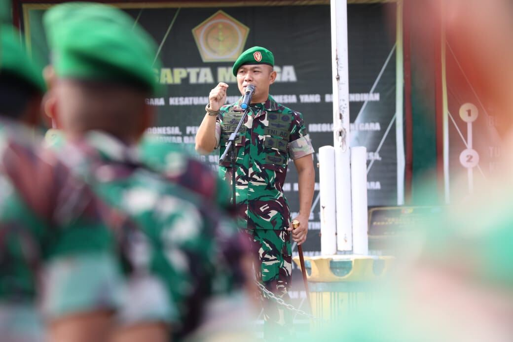 Dandim 0812 Lamongan Tegaskan Perang Terhadap Judi Online dan percepatan Koperasi Desa Kelurahan Merah Putih Saat Jam Komandan