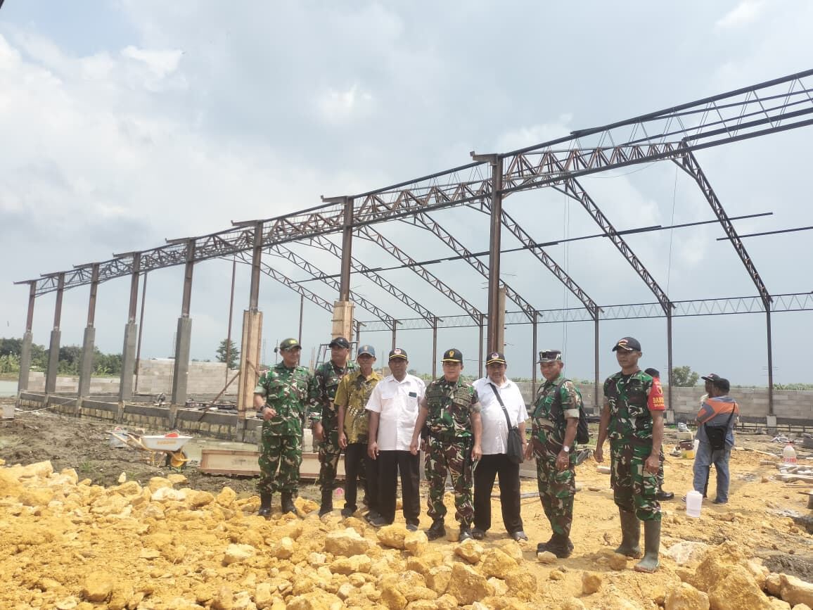 Tim Wasev Korem 082/CPYJ Tinjau Pembangunan KDKMP di Wilayah Kodim 0812/Lamongan.
