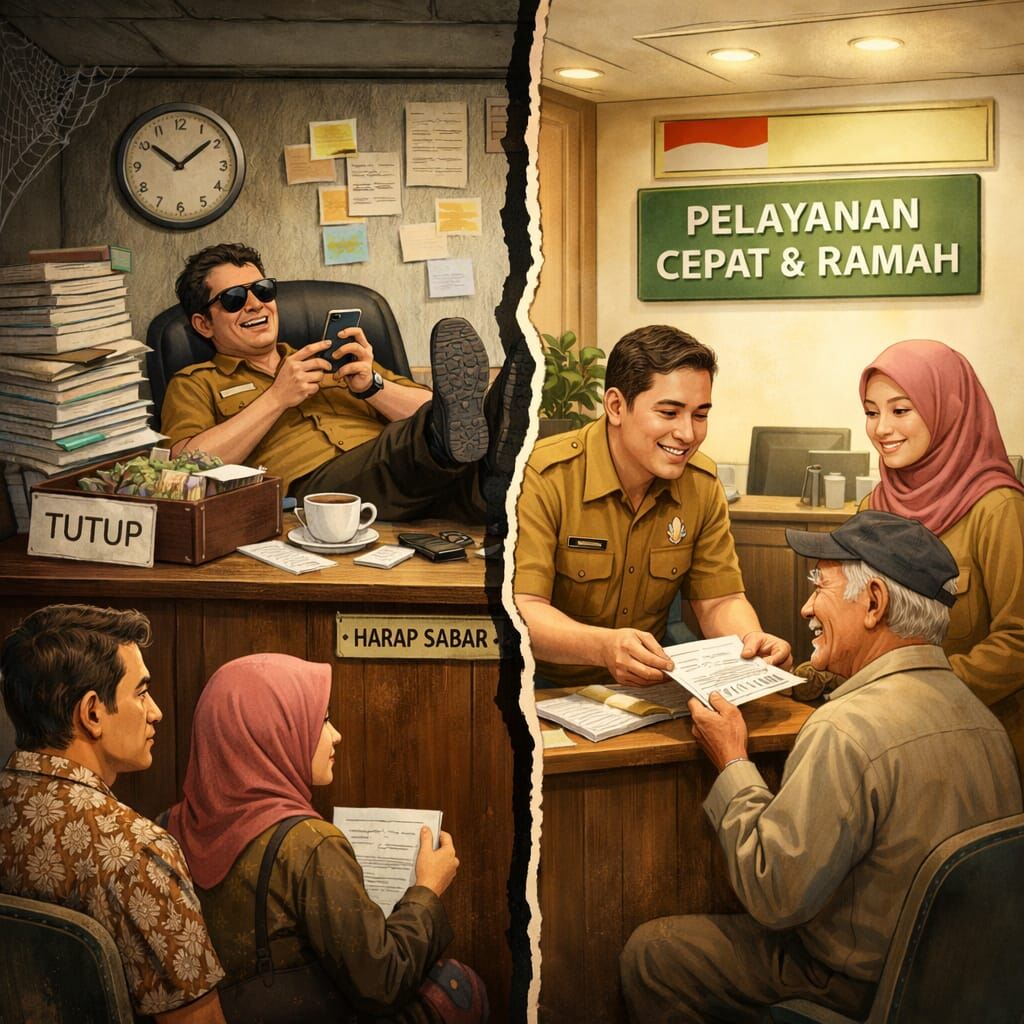 PNS Kehilangan Rasa Malu dan Jiwa Melayani: Ancaman Serius bagi Pelayanan Publik