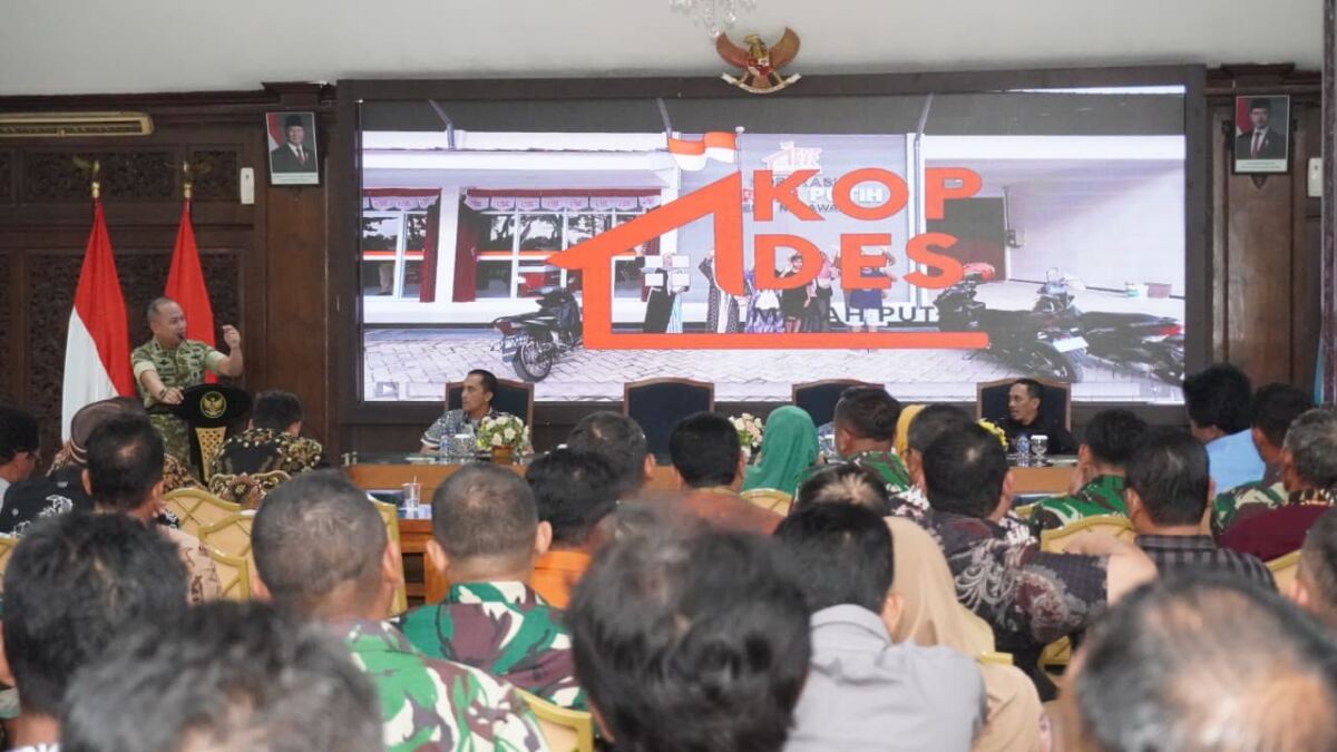 Matangkan Launching 90 KDKMP, Dandim 0812 dan Bupati Lamongan Gelar Rakor Bersama Kades