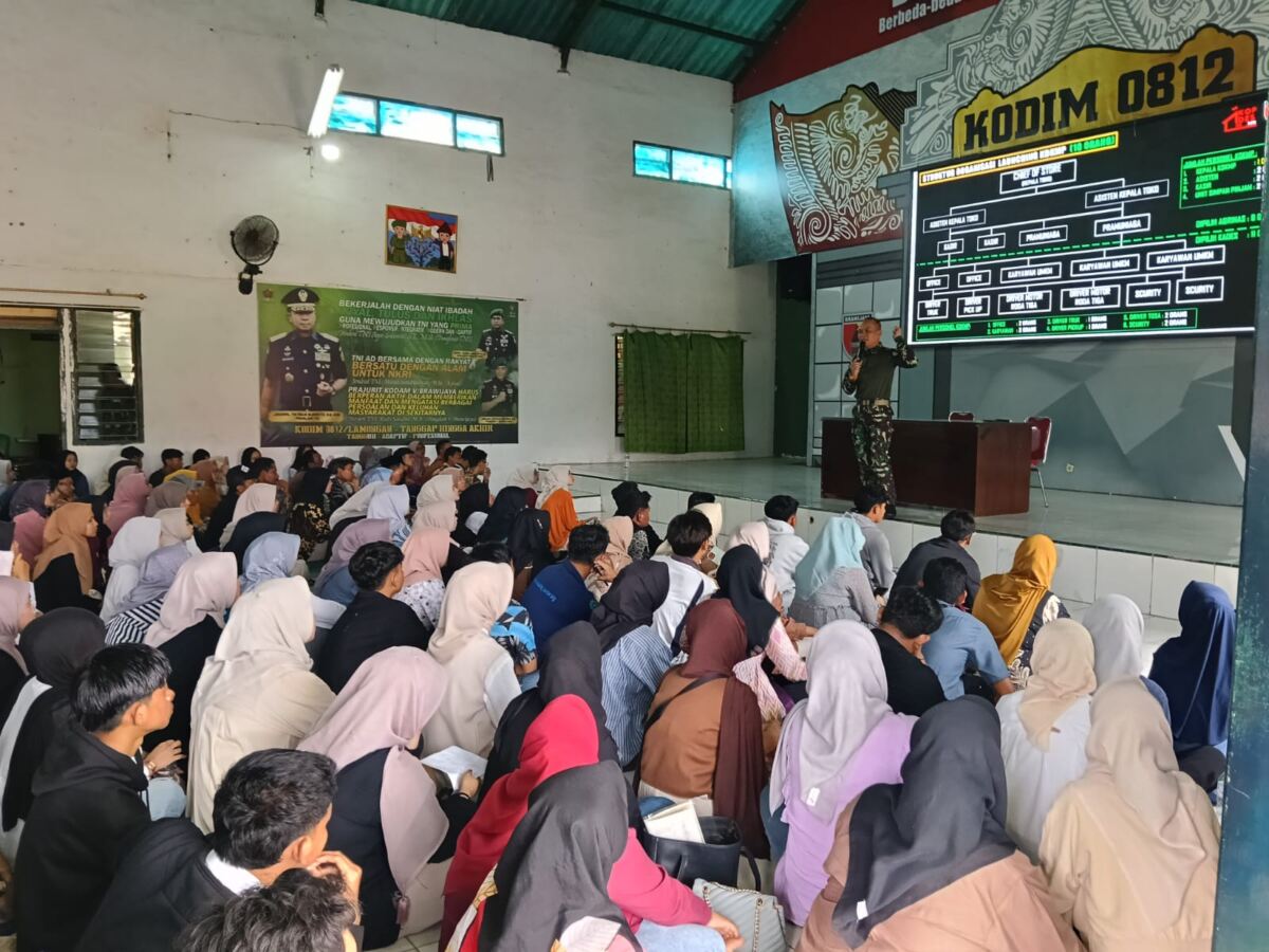 Jelang Launching Koperasi Merah Putih, Dandim 0812 Lamongan Bekali Calon Karyawan Unit Usaha