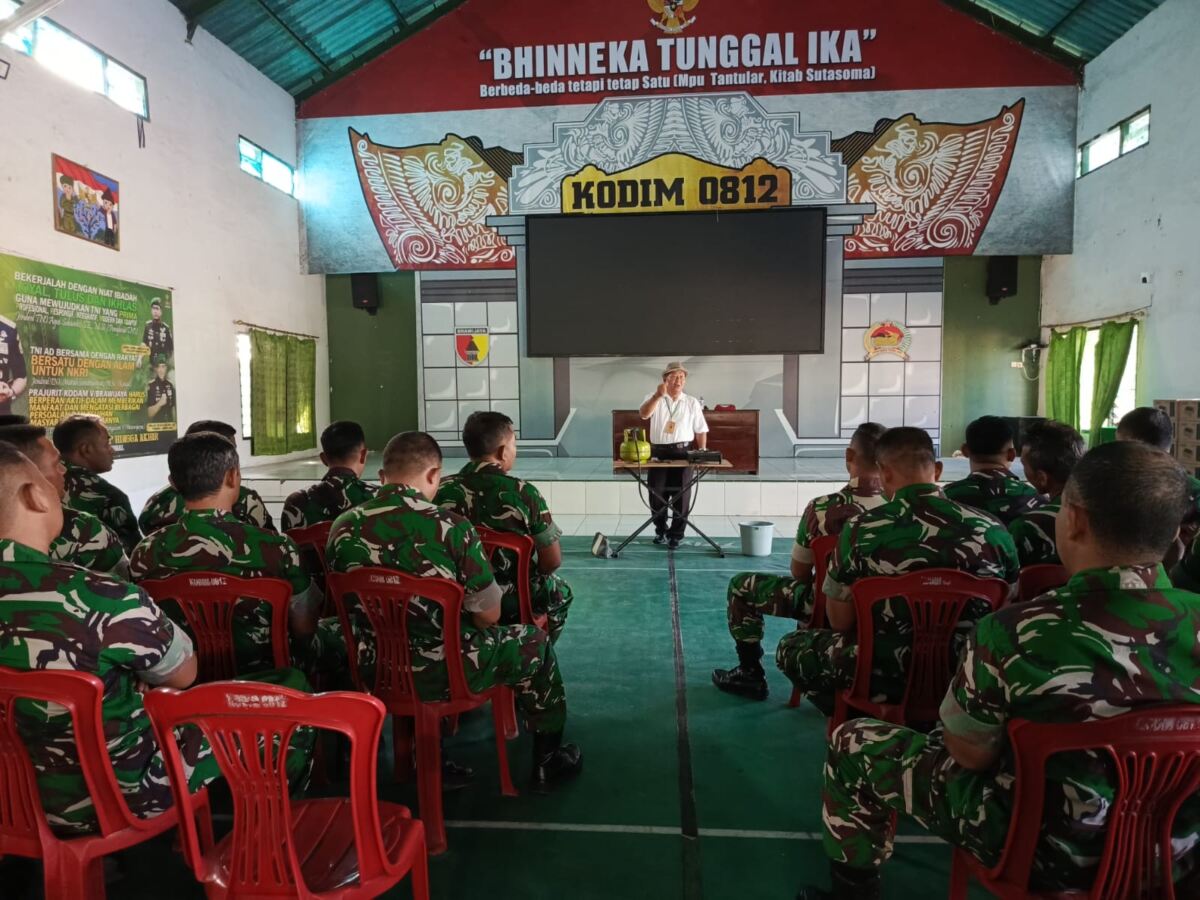 Kodim 0812/Lamongan Bersama PT Multi Timur Jaya Abadi Gelar Edukasi Penggunaan Gas Elpiji yang Aman
