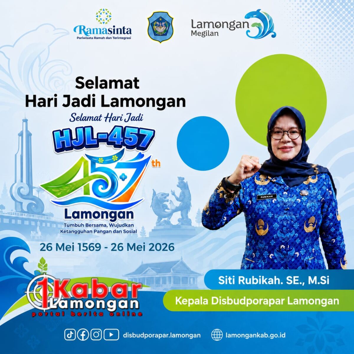 SELAMAT HARI JADI LAMONGAN KE-457